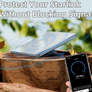 STARBEAM Starlink Mini Protective HDPE Hard Shell Cover - Transparent