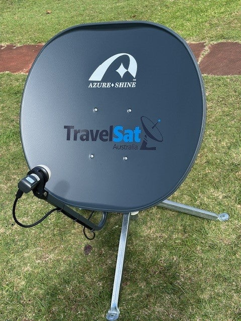 TravelSat 80cm Mobile Satellite Dish - LNB Tripod & Carry Bag Included