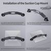 STARBEAM Starlink Mini 2 Suction Cup Mount for Vehicle Sunroof or Window