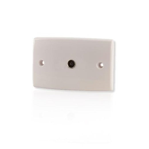 Standard PAL Type TV Wallplate with F Type Rear